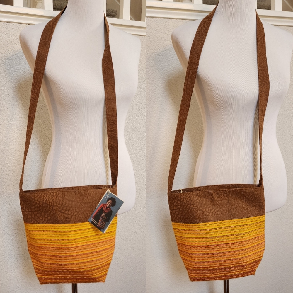 New Terra Natural Design Crossbody Purse